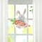 Glitzhome® 14" Happy Easter Bunny & Carrot Door Hanger